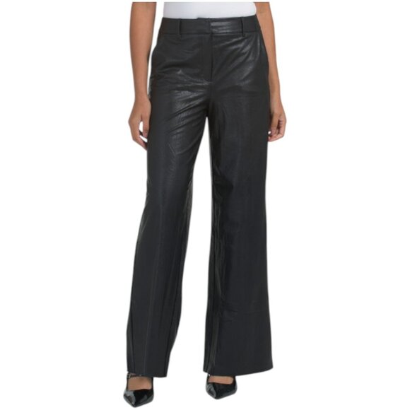 COMMANDO Faux Leather Wide Leg Trousers - Picture 1 of 2